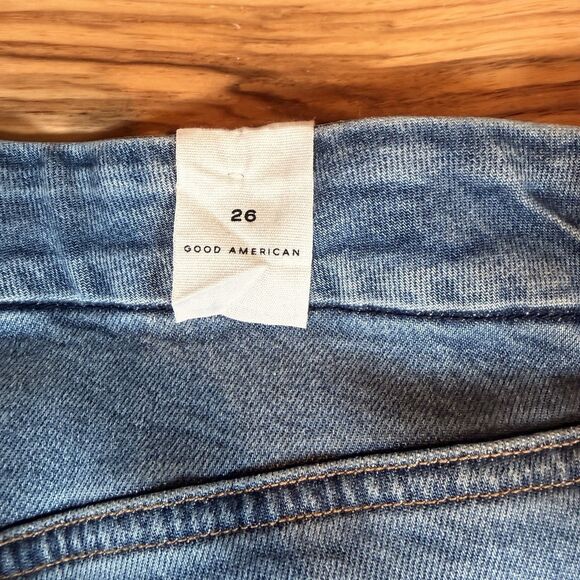 NWT Good American “Good Classic” Women’s Jeans Size 26 Indigo Blue MSRP $165 - Picture 7 of 9